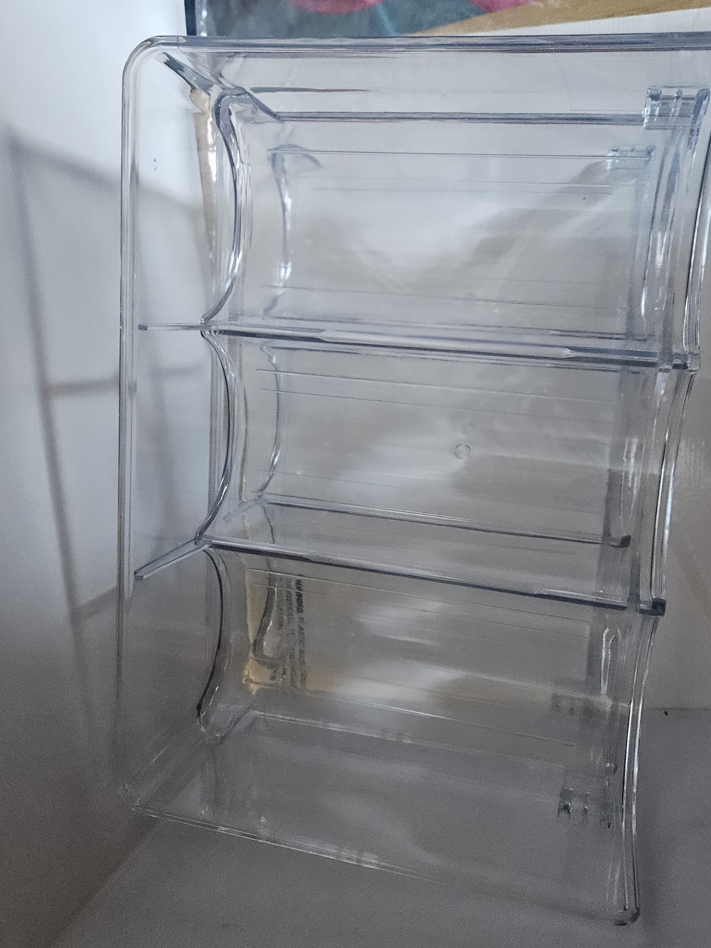 Clear Stackable Wine Bottle Organizer Rack - Home Storage - Picture 4 of 5
